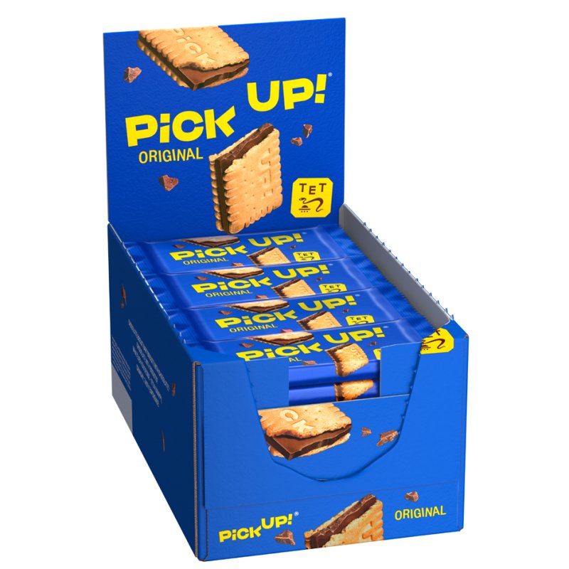 PiCK UP! chocoladereep display, 24 stuks, 28 g per stuk